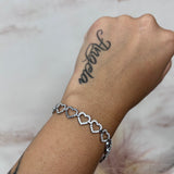 Bracciale double cuore