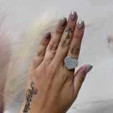 Anello cuore Love big