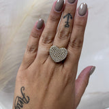 Anello cuore Love big